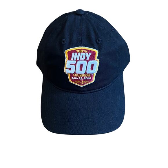108th Indy 500 Gainbridge May 2024 Hat One Size- Black - Picture 1 of 4